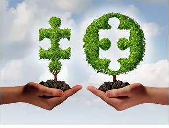 Affiliation - Connected with or controlled by a group or organization. (संबद्ध)