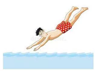 Plunged - Jump or dive quickly and energetically. (कूद पड़े)