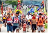 Thousands of devotees in u p  embark on kanwar yatra amid tight security