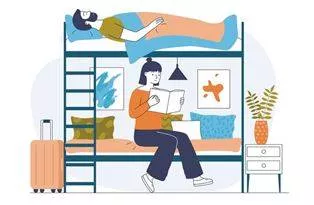 Accommodate - To provide someone with a place to stay or to fit in with the needs or wishes of others. (समायोजित करना)