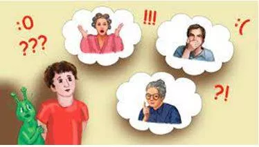 Expressed - To show something such as a feeling or an opinion by words or actions (व्यक्त) 