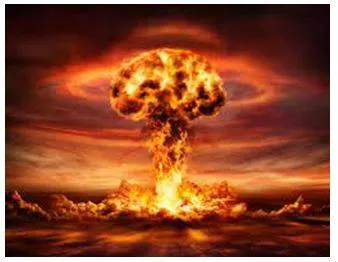 Explosion - A sudden and extremely violent bursting