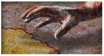 Annexed - A formal act whereby a state proclaims its sovereignty over territory hitherto outside its domain.
