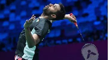Hs prannoy saves five match points to progress  lakshya sen exits china open