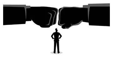 Clashes - Meet and come into violent conflict. (टकराना)