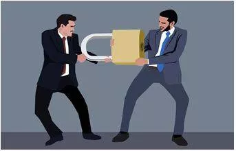 Contended - Heated disagreement. (विवाद) 
