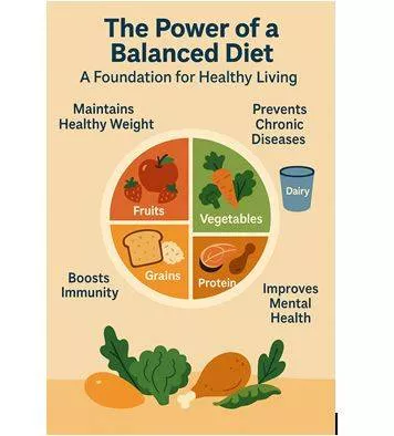 The power of a balanced diet  a foundation for healthy living