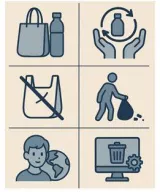Tackling plastic waste  sustainable solutions for a cleaner planet