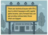 Error in itr 2 online utility  ca highlights technical bug which may lead to taxpayers with capital gains income  carry forward loss getting scrutiny notices later