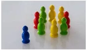 Exclusion - Deny (someone) access to a place, group, or privilege. (छोड़ा गया)