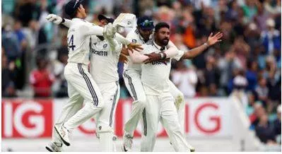 India beat england to script miraculous win after siraj  prasidh snatch victory from jaws of defeat  level series 2 2