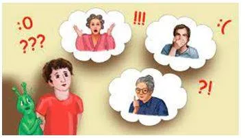 Expressed - To show something such as a feeling or an opinion by words or actions