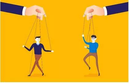 Manipulate - To control something or someone to your advantage, often unfairly or dishonestly. (चालाकी) 