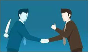 Betrayal - Expose (one's country, a group, or a person) to danger by treacherously giving information to an enemy. (धोखा)
