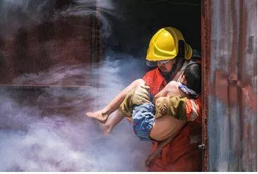 Rescue - Save (someone) from a dangerous or difficult situation. (बचाव) 