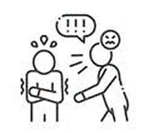 Intimidation - The action of intimidating someone, or the state of being intimidated. (धमकी) 