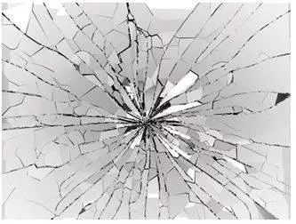 Shattered - Broken into many small pieces, or deeply upset and emotionally devastated. (टूटे हुए)