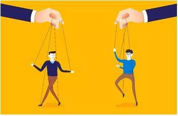 Manipulation - To control something or someone to your advantage, often unfairly or dishonestly. (चालाकी) 