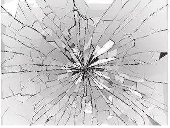 Shattered - Broken into many small pieces, or deeply upset and emotionally devastated. (टूटे हुए)