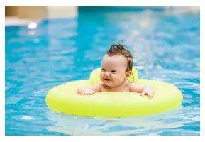 Floated - Rest or move on or near the surface of a liquid without sinking.