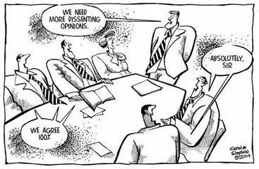 Dissenting - Showing a strongly different opinion on a particular question, especially an official suggestion or plan, a legal decision, or a popular belief. (मतभेद करना) 