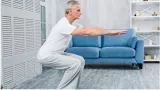 Doctor reveals 5 physiotherapy exercises for older adults  chair squats  wall push ups and more