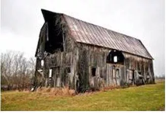 Dilapidated - (of a building or object) In a state of disrepair or ruin as a result of age or neglect. (पुराना)
