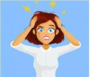 Frustration - The feeling of being annoyed or less confident because you cannot achieve what you want, or something that makes you feel like this. (निराशा)
