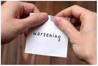 Exacerbate - To make something worse, especially a disease or problem. (बिगाड़ देना) 