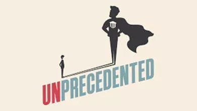 Unprecedented - Never done or known before. (अभूतपूर्व)