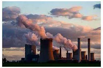 Emissions - The production and discharge of something, especially gas or radiation. (उत्सर्जन) 