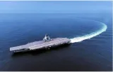 China’s newest aircraft carrier fujian sails through taiwan strait for the first time