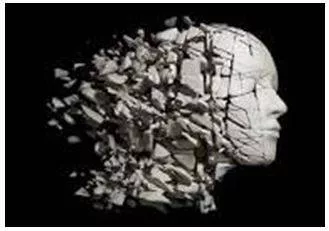 Fragmented - Break or cause to break into fragments.