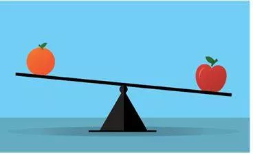 Juxtapose - To place two or more things side by side, often for comparison or contrast. (साथ-साथ रखना, तुलना हेतु रखना)