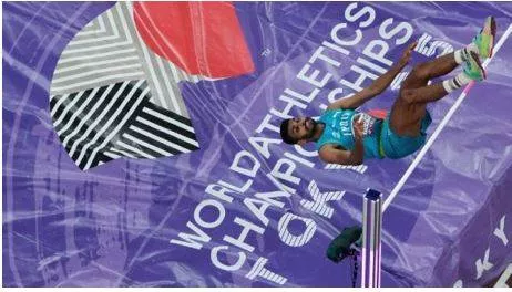 Sarvesh kushare  the first indian high jumper in world championships final  started off with ‘jugaad’ and makeshift pits of corn husk