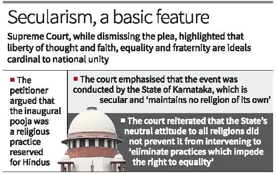 Sc cites preamble to reject plea againstmushtaq opening dasara in mysuru