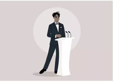 Eloquent - Fluent or persuasive in speaking or writing.