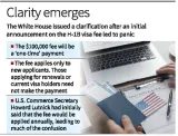 One time h 1b fee for new applicants  u s 