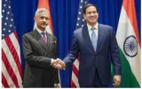 Jaishankar meets rubio to fix ties strained by tariffs  visa fees