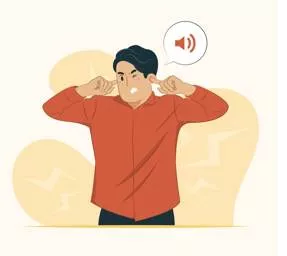 Clamor - A loud and confused noise, especially by people shouting loudly and insistently.