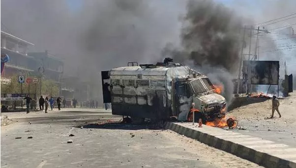 Leh stir explodes into deadly violence  govt  blames activist