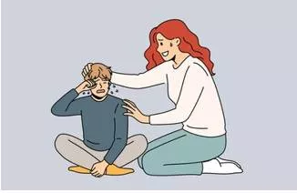 Mollify - Appease the anger or anxiety of (someone).
