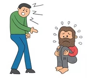 Contumely - Insolent or insulting language or treatment; rude and scornful behavior.
