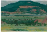 Through her paintings georgia o keefe laid claim to new mexico s desert landscape but it was never hers for the taking