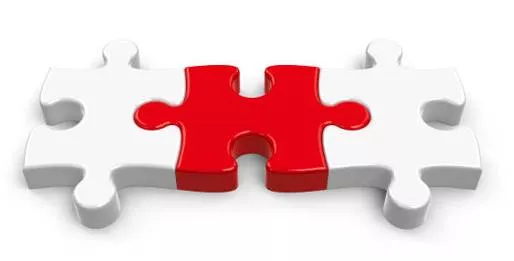 Coalesce - Come together to form one mass or whole.