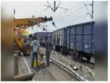 Goods train derails in jharkhand s simdega railway services affected