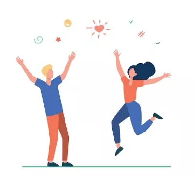 Mirthful - Full of merriment, laughter, or joy; cheerful. (हँसमुख, प्रसन्नचित्त)