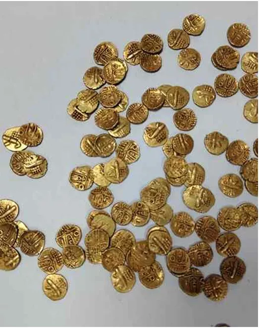 Gold coins from the vijayanagara era unearthed in t n