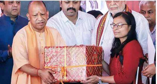 U p cm allots 72 houses on land reclaimed from mafia
