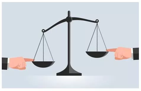 Equitable - Fair and impartial; treating everyone according to justice and reason. (????????/?????????)
